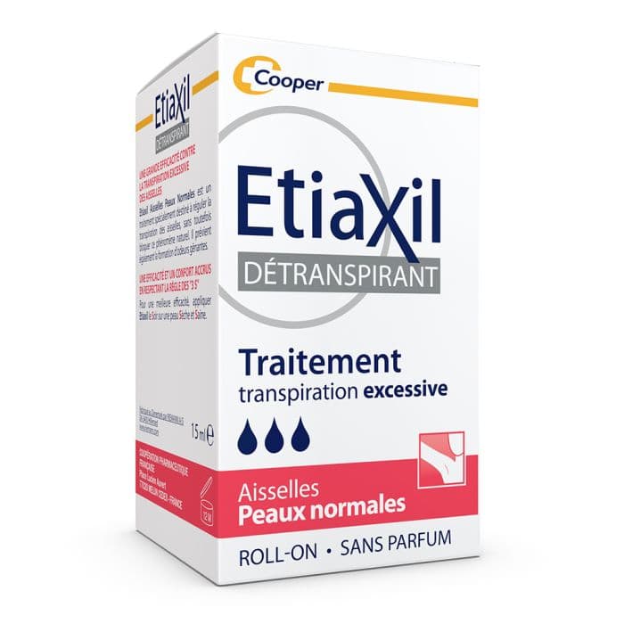 Etiaxil Antiperspirant Treatment Normal Skin Armpits Roll-On