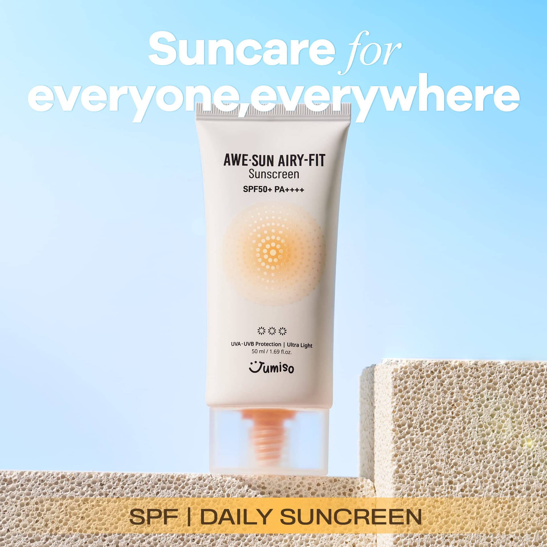 Jumiso Awe Sun Airy-Fit Sunscreen SPF50+ PA++++