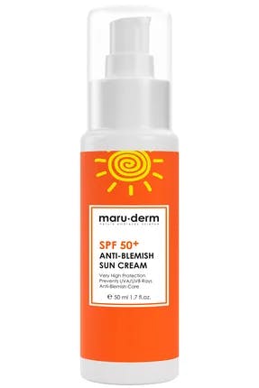 Maruderm Sun Cream SPF 50+ 100% Mineral Filter Sunscreen