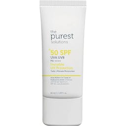 The Purest Solutions Invisible UV Protection Sunscreen Daily Ultimate Moisturizer 50+ SPF